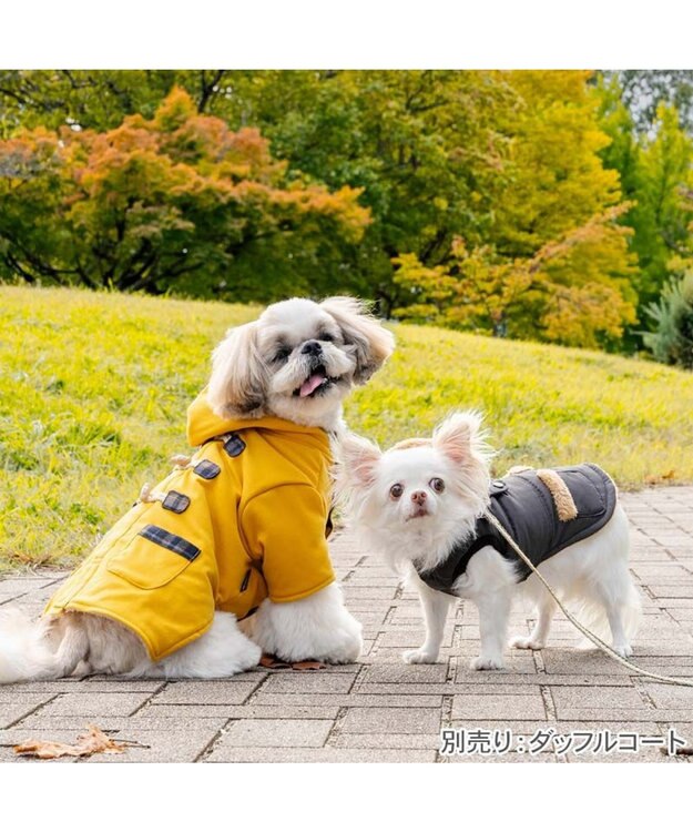 PET PARADISE ペットパラダイス 防寒フード付コート 小型犬 ブラック