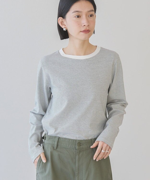 AMERICAN HOLIC クルーネックカットプルオーバー Black