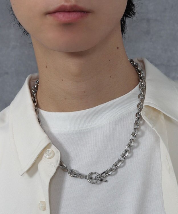 WEGO Mステンレスマンテルチェーンネックレス 柄2