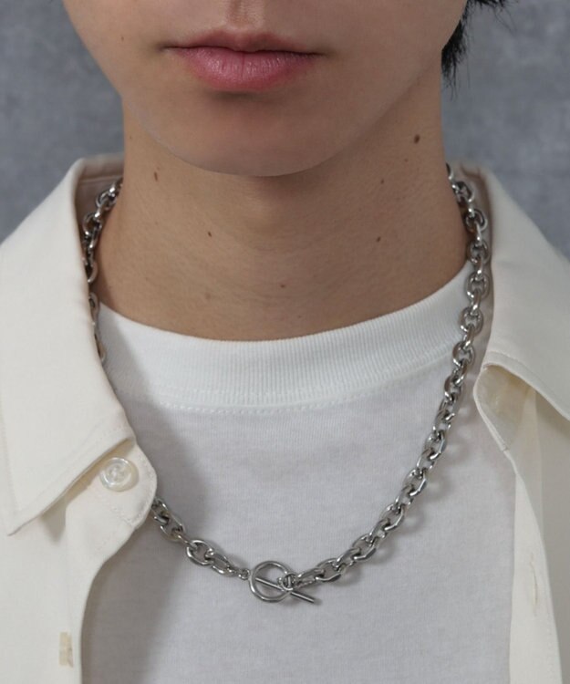 WEGO Mステンレスマンテルチェーンネックレス 柄2