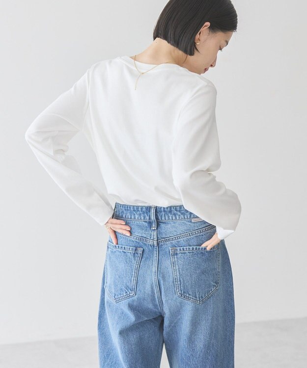 AMERICAN HOLIC クルーネックカットプルオーバー Off White