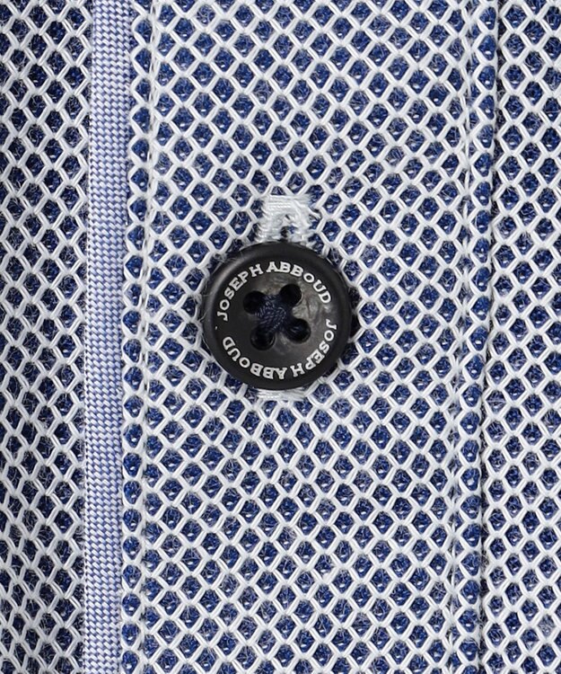 JOSEPH ABBOUD 【キングサイズ・消臭などの高機能】オーガニックコットン ダディ 長袖 ポロシャツ ブルー系