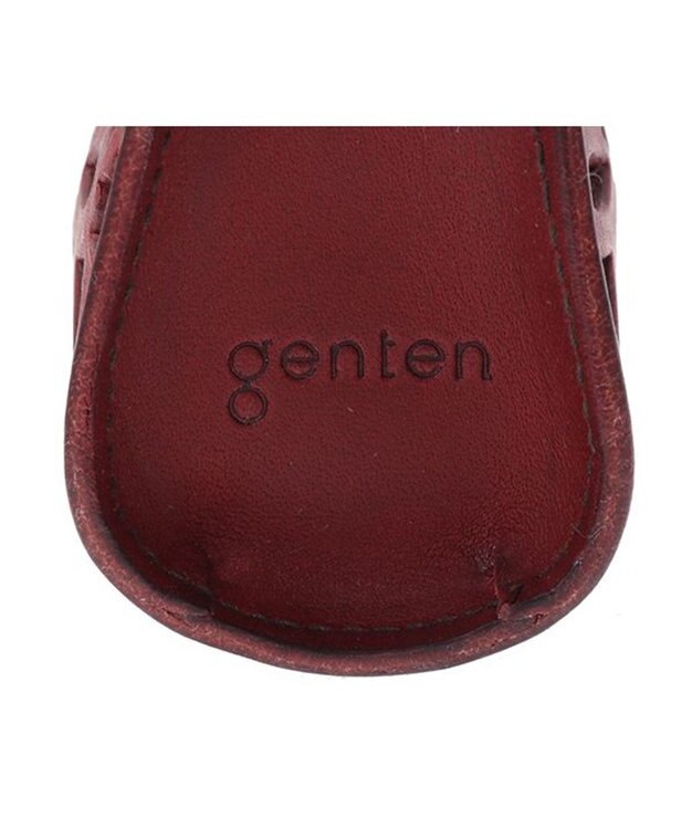 genten カットワーク ペンケース ワイン