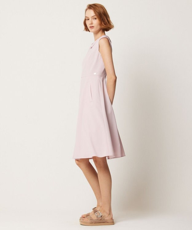 TOCCA 【消臭・吸水速乾・洗える】SUMMER ENTRANCE 襟付きドレス ピンク系