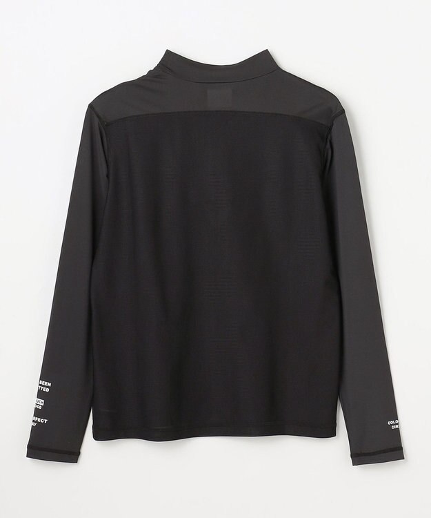 PW CIRCULUS 【WOMEN】UVメッシュコンビハイネックインナーシャツ  ゴルフウェア レディース ブラック系