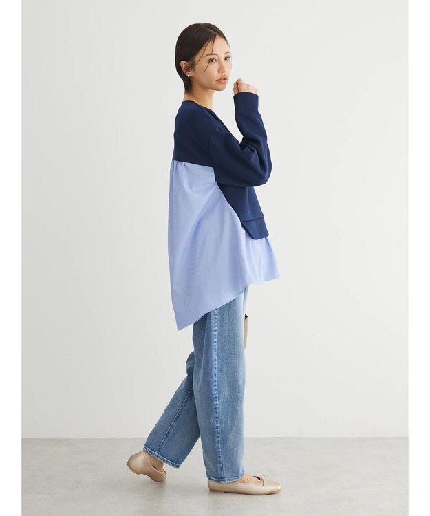 Green Parks ダンボールドッキングプルオーバー Navy