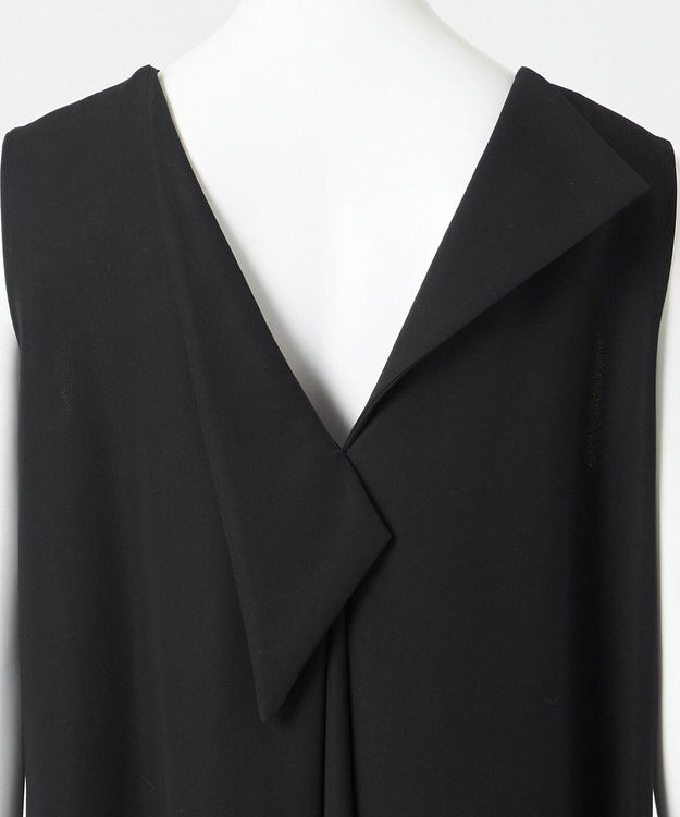 23区 S 【エステータ】コットンダブルクロス ワンピース ブラック系