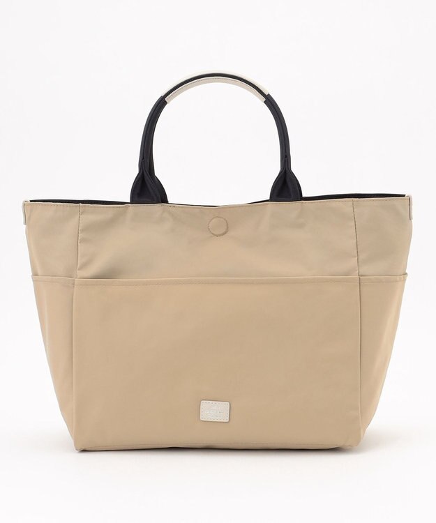 J.PRESS LADIES 【リバーシブル】ナイロン トート ネイビー系