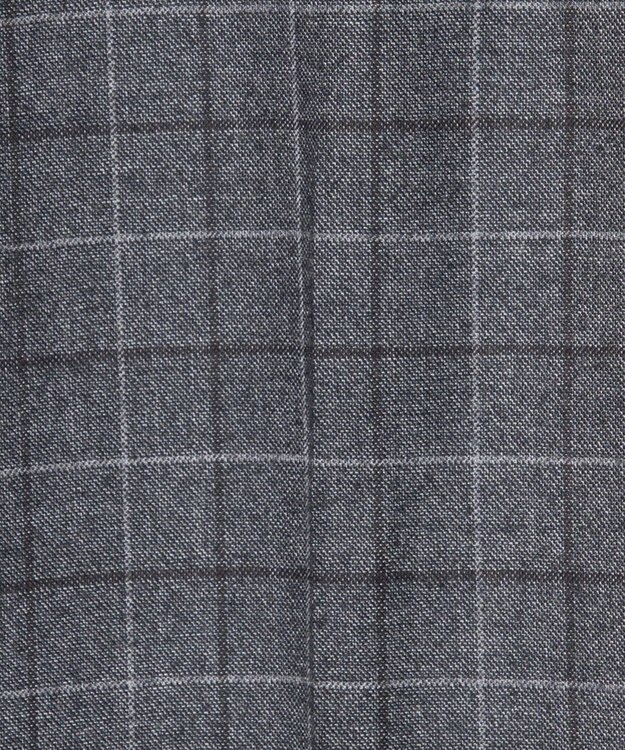 J.PRESS MEN 【TREATMENT WOOL】ストレッチサキソニーチェック スラックス ダークブラウン系3