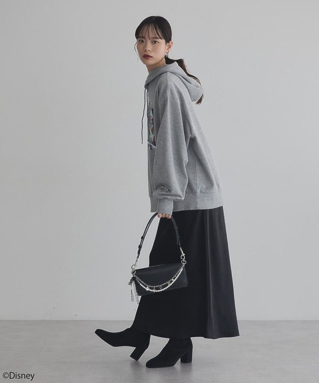 earth music&ecology ナイトメア／アソートプリントパーカー Navy