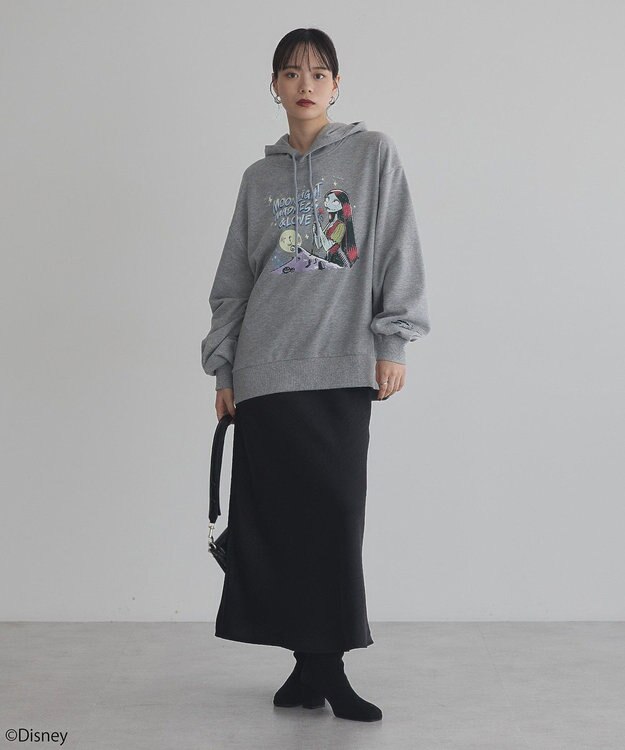 earth music&ecology ナイトメア／アソートプリントパーカー Navy