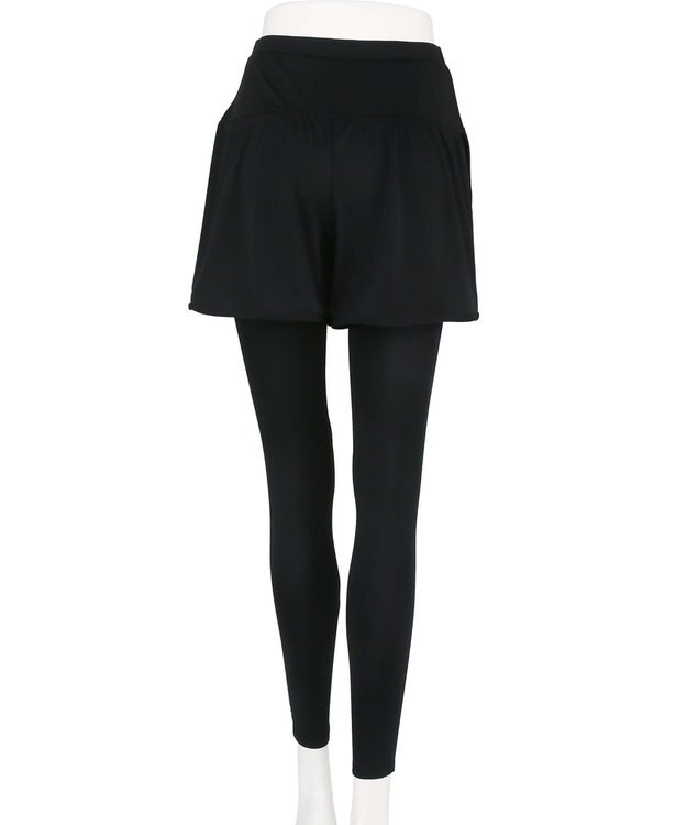 San-ai Resort（三愛水着楽園） 【WEB限定】水陸両用キュロット付レギンス2点【FILA（フィラ）】 12BK