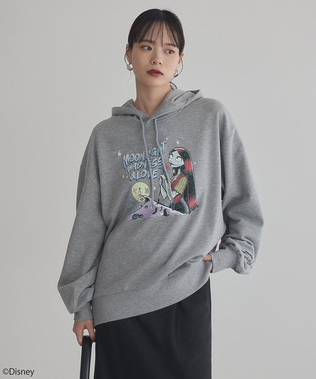 earth music&ecology ナイトメア／アソートプリントパーカー Navy