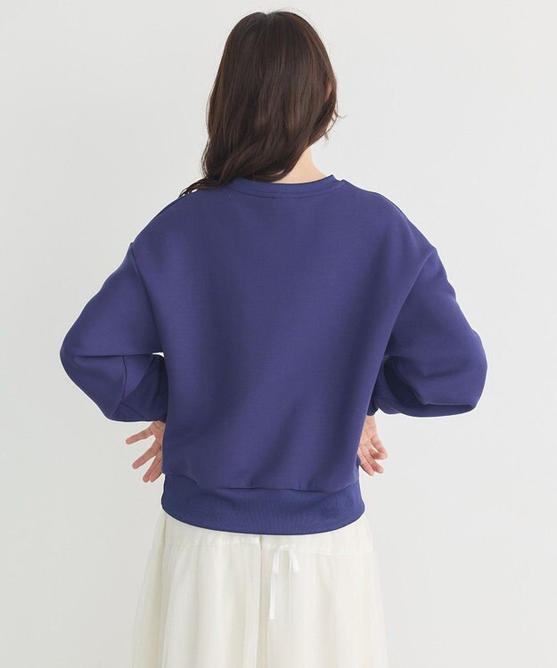 earth music&ecology Ｃｈａｍｐｉｏｎ×ｅｍａｅポンチハートスウェット Blue