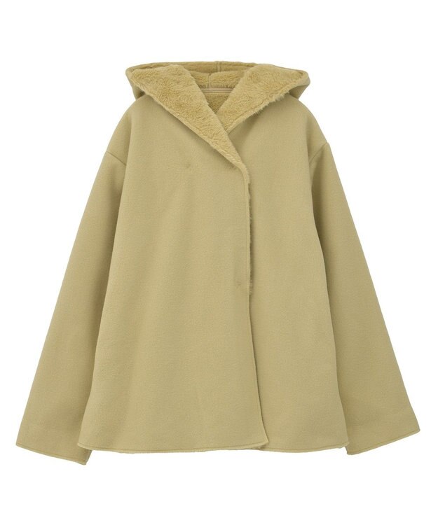 Green Parks フーディガウンコート Yellow