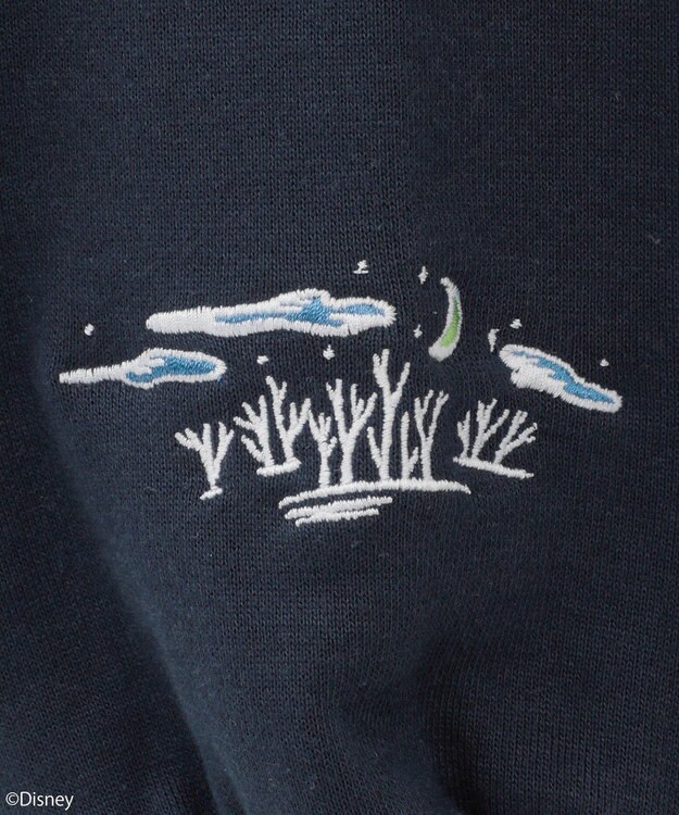 earth music&ecology ナイトメア／アソートプリントパーカー Navy