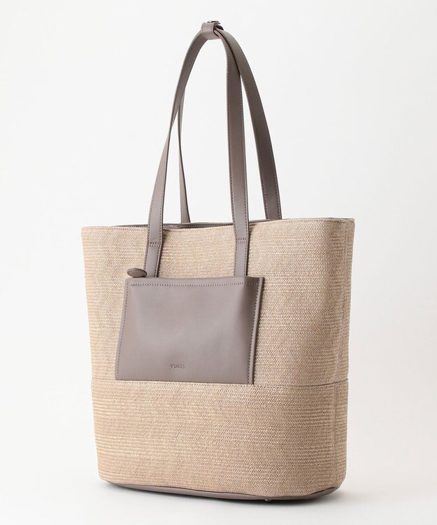 Y'SACCS コンビサマーA4トート グレージュ