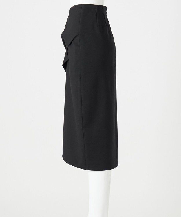 23区 S 【エステータ】ウールダブルクロス  スカート ブラック系