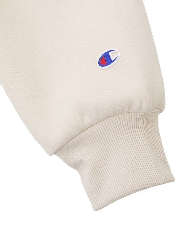 earth music&ecology Ｃｈａｍｐｉｏｎ×ｅｍａｅポンチハートスウェット Ecru