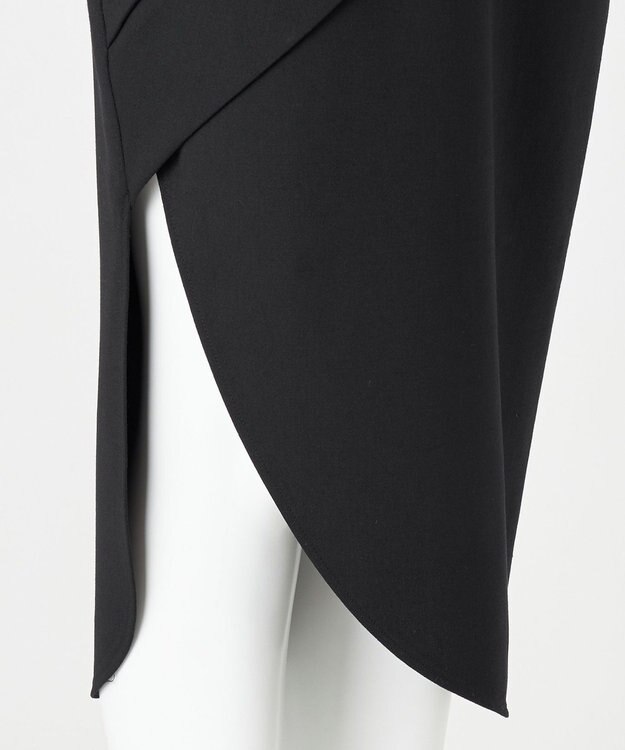 23区 S 【エステータ】ウールダブルクロス  スカート ブラック系