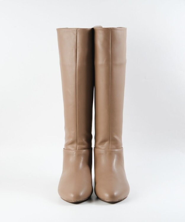 BONTRE 【MIONOTIS/ミオノティス】バックファスナーインヒールロングブーツ/40812 トープ