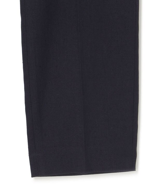 23区 【セットアップ対応/洗える】アイアスマットストレッチ テーパード パンツ ネイビー系