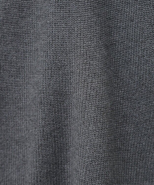 earth music&ecology コンパクトカーディガン Charcoal Gray