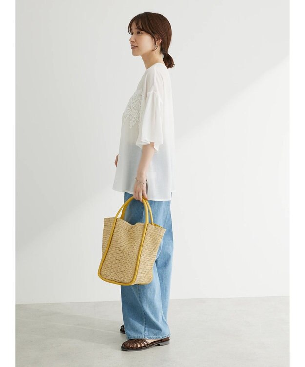 Green Parks ・ＥＬＥＮＣＡＲＥ　ＤＵＥ　ケミカルレースブラウス Off White