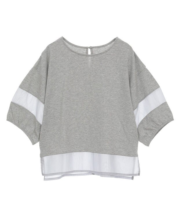 Green Parks ・ＥＬＥＮＣＡＲＥ　ＤＵＥ　シアーキリカエプルオーバー Off White