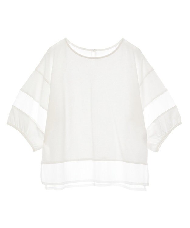 Green Parks ・ＥＬＥＮＣＡＲＥ　ＤＵＥ　シアーキリカエプルオーバー Off White