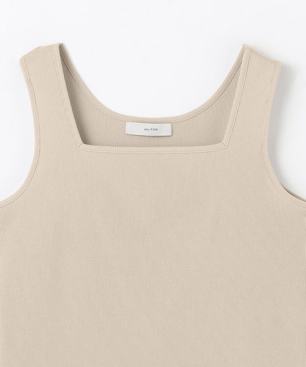 ANY L 【新色追加】スクエアタンクトップ ベージュ