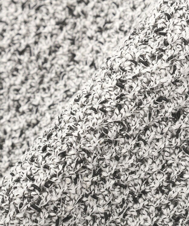 CRAFT STANDARD BOUTIQUE フリンジノースリーブニットプルオーバー Light Gray Mixture