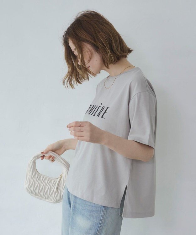 WEGO 【2026春夏新作】接触冷感プリントロゴT グレー