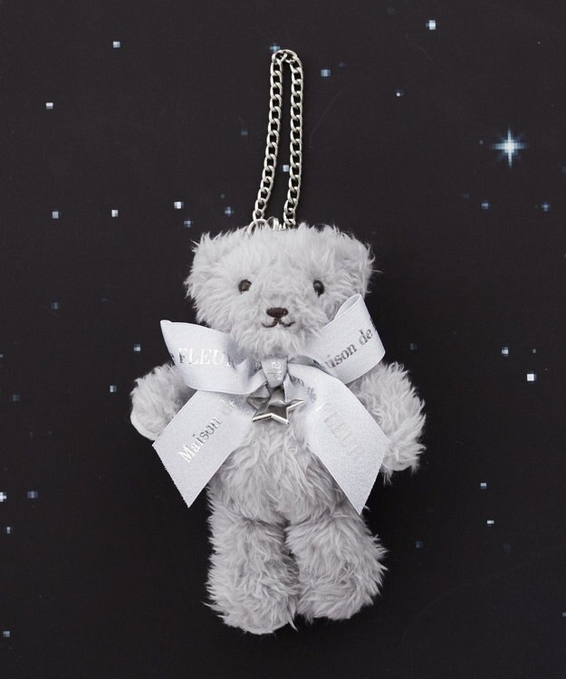 Maison de FLEUR スターシャイニーベアチャーム Grayish Blue