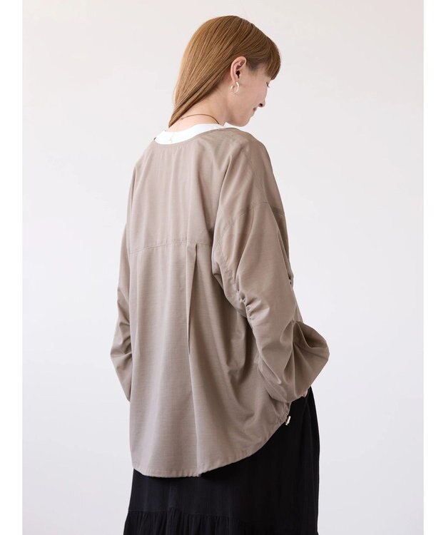 AMERICAN HOLIC イージーケア＋接触冷感　シアーブルゾン Mocha