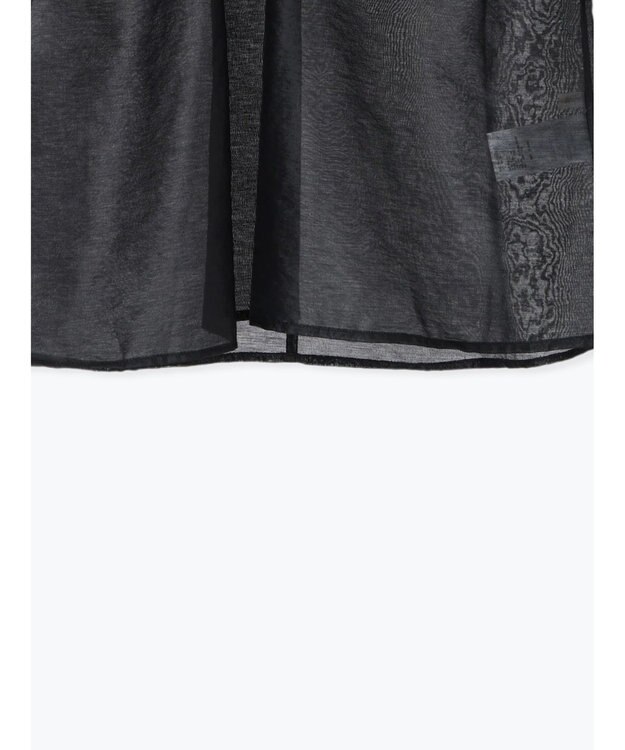 Te chichi レザーライクバックリボンブラウス ブラック