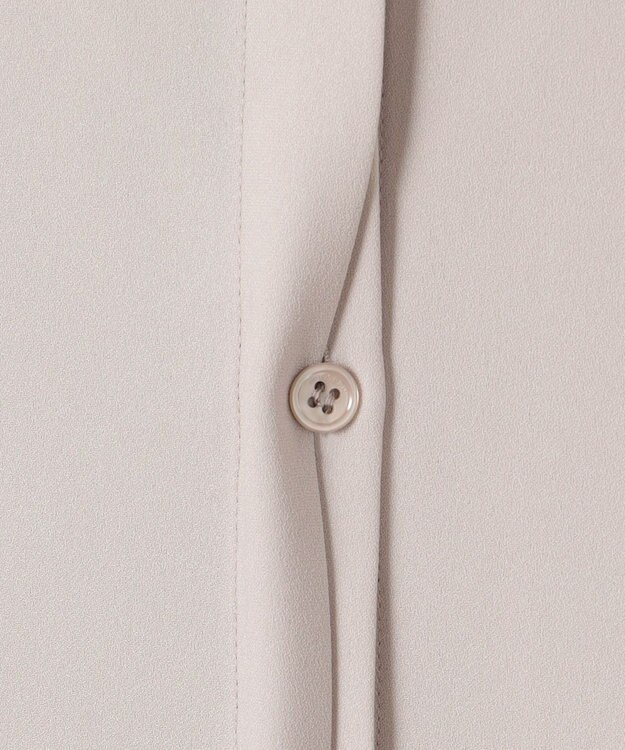 JOSEPH 【洗える】ノーブルサテン　シャツドレス Beige