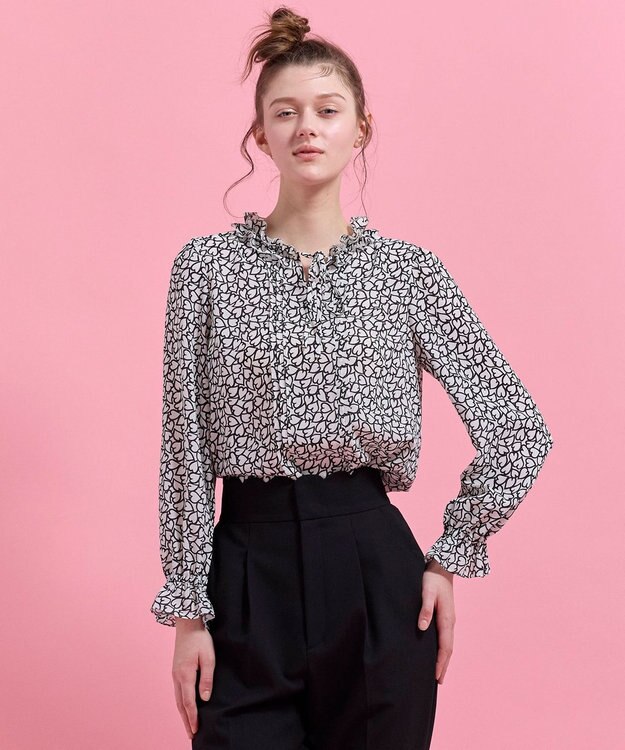 TOCCA 【chayさん着用】HEART RUSH ブラウス アイボリー系5