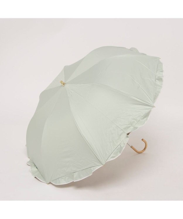 UNBILLION カシュネ cachenez / 【晴雨兼用】【日傘】 UV カット率99％以上 PUへプラムトップレス折りたたみ傘 グリーン