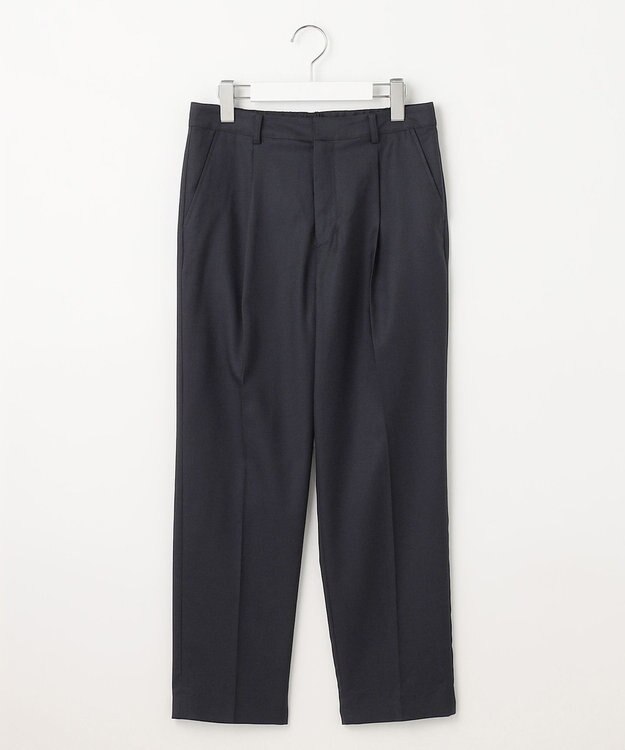 J.PRESS LADIES 【セットアップ対応・洗える・UVケア・速乾】 OXIJEWELストレッチ テーパード パンツ ネイビー系