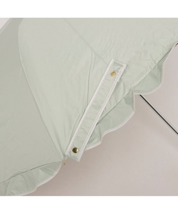UNBILLION カシュネ cachenez / 【晴雨兼用】【日傘】 UV カット率99％以上 PUへプラムトップレス折りたたみ傘 グリーン