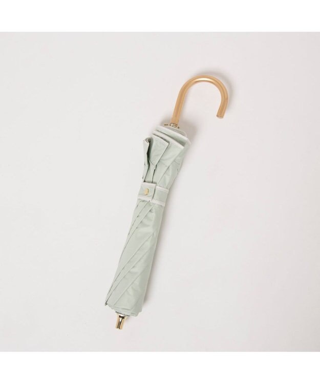 UNBILLION カシュネ cachenez / 【晴雨兼用】【日傘】 UV カット率99％以上 PUへプラムトップレス折りたたみ傘 グリーン