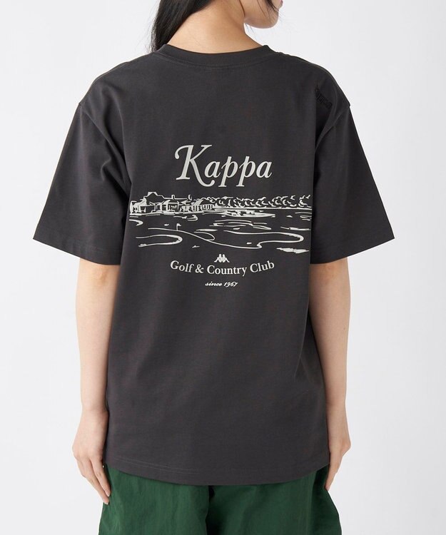 OP／FILA 【Kappa】バックグラフィック Tシャツ ブラック