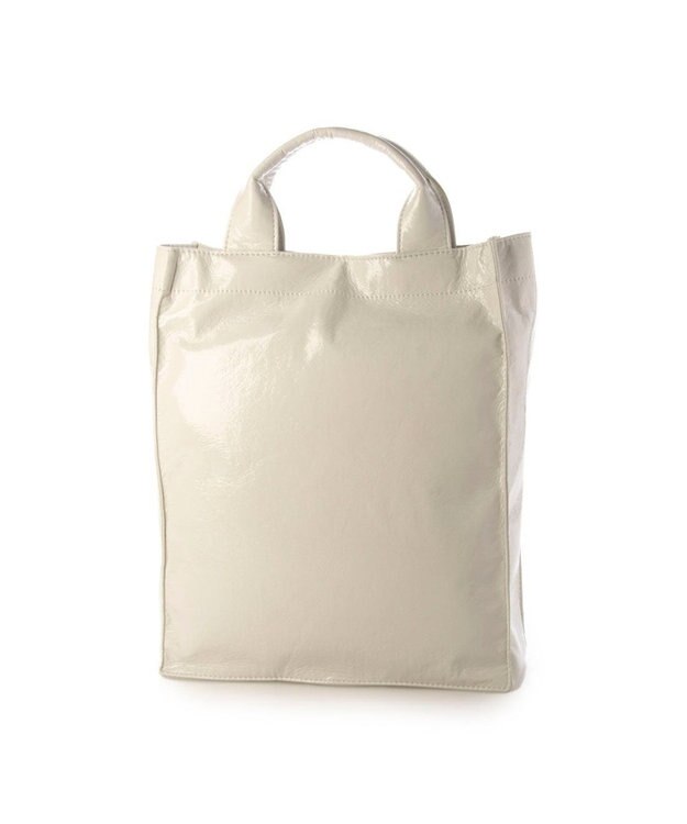 UNBILLION カシュカシュ cachecache / タテ型ショッパートートバッグ アイボリー