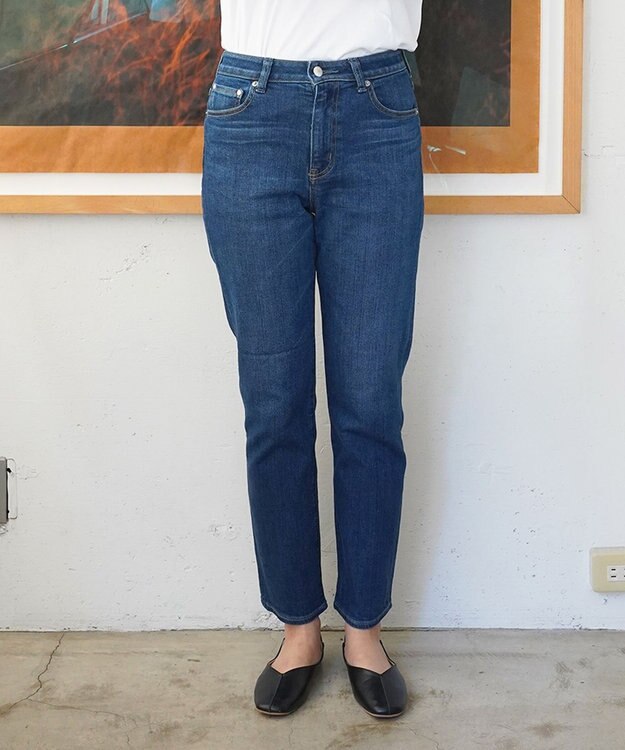 caqu Slim boy`s 程よいフィット感のボーイフィットデニム 1year