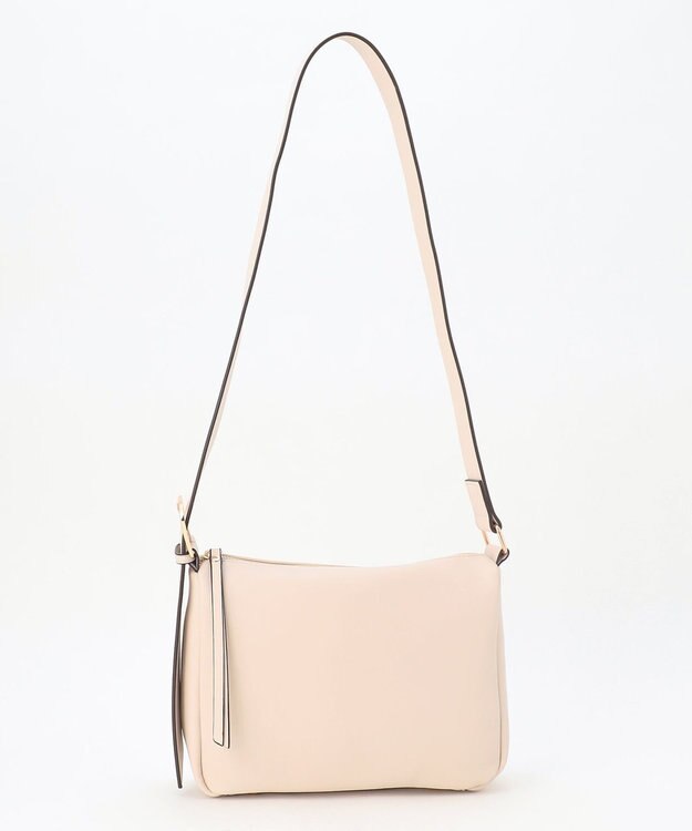 LA BAGAGERIE 【maison vert】 【チェーンチャーム・ミニポーチ付き】2WAYベルトワンショルダー アイボリー