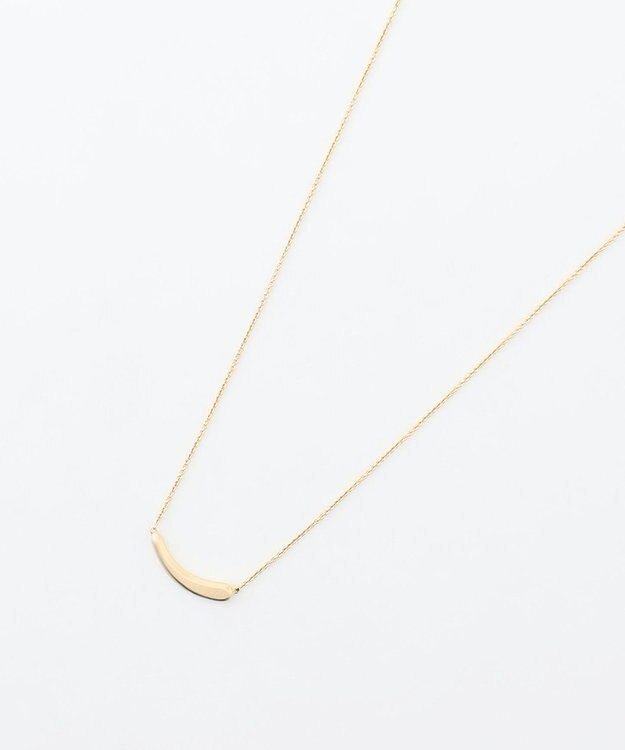 J.PRESS LADIES 【リバーシブル】エポバー ネックレス ケシゴールド×ベージュ系