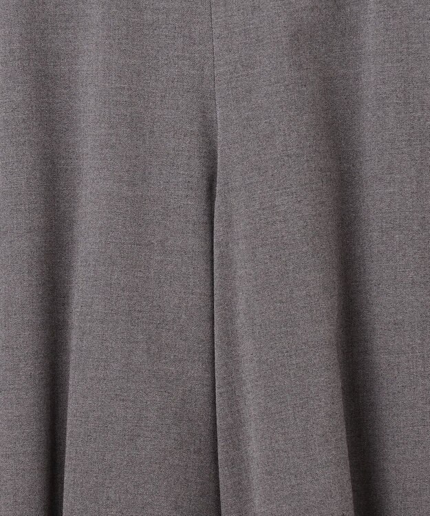 組曲 T/Rツイルストレッチ フレアパンツ グレー系