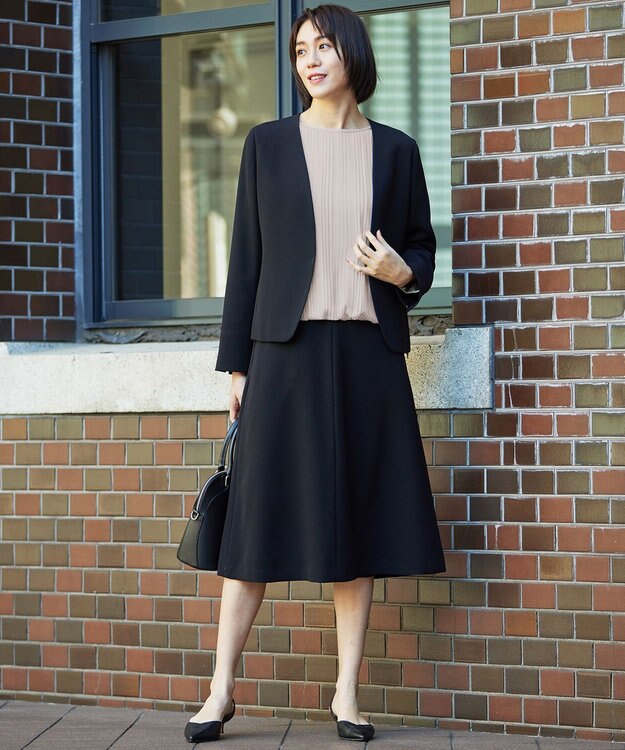 自由区 L ロイヤルシフォン ブラウス ベージュ