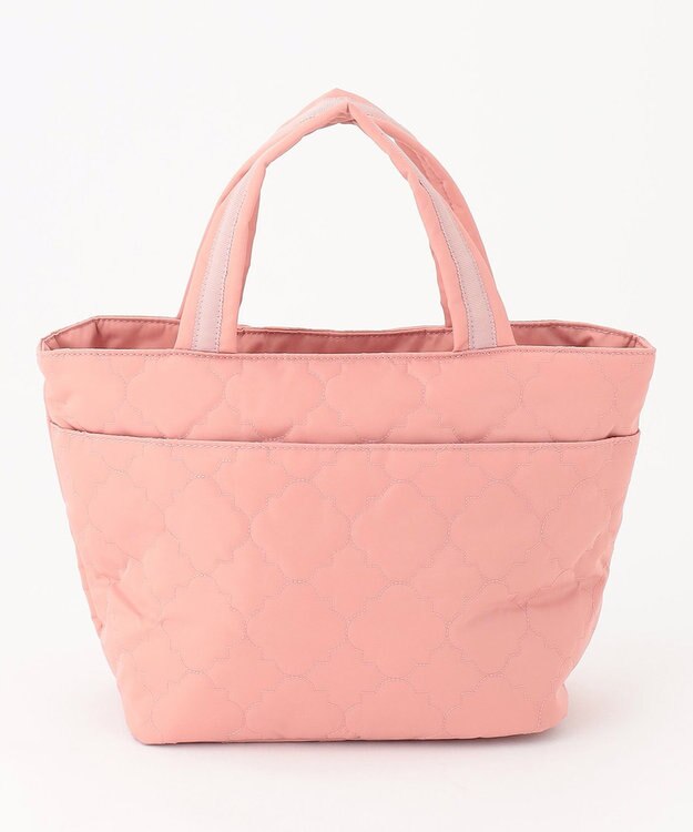TOCCA 【撥水】CHECKER CLOVER QUILT BAG トートバッグ ピンク系